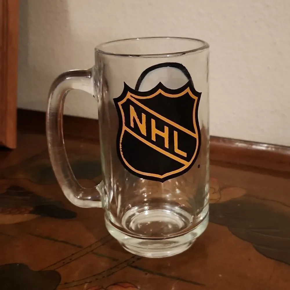 NHL Boston Bruins Glass Mug 12 oz.